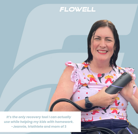 Why This Triathlete Mom Uses Flowell to Stay Strong, Recovered, and Present